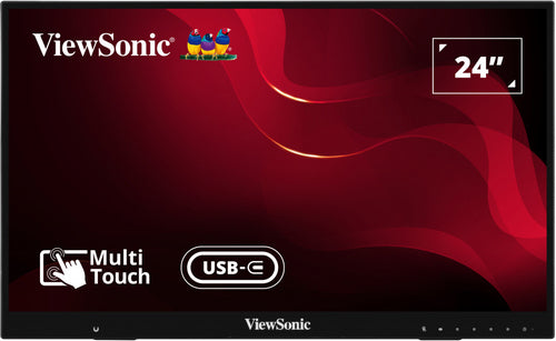 Viewsonic ID2456 computer monitor 60.5 cm (23.8") 1920 x 1080 pixels Full HD LED Touchscreen Table Black