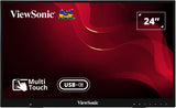 Viewsonic ID2456 computer monitor 60.5 cm (23.8") 1920 x 1080 pixels Full HD LED Touchscreen Table Black