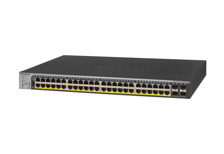 NETGEAR GS752TPP Managed L2/L3/L4 Gigabit Ethernet (10/100/1000) Power over Ethernet (PoE) 1U Black