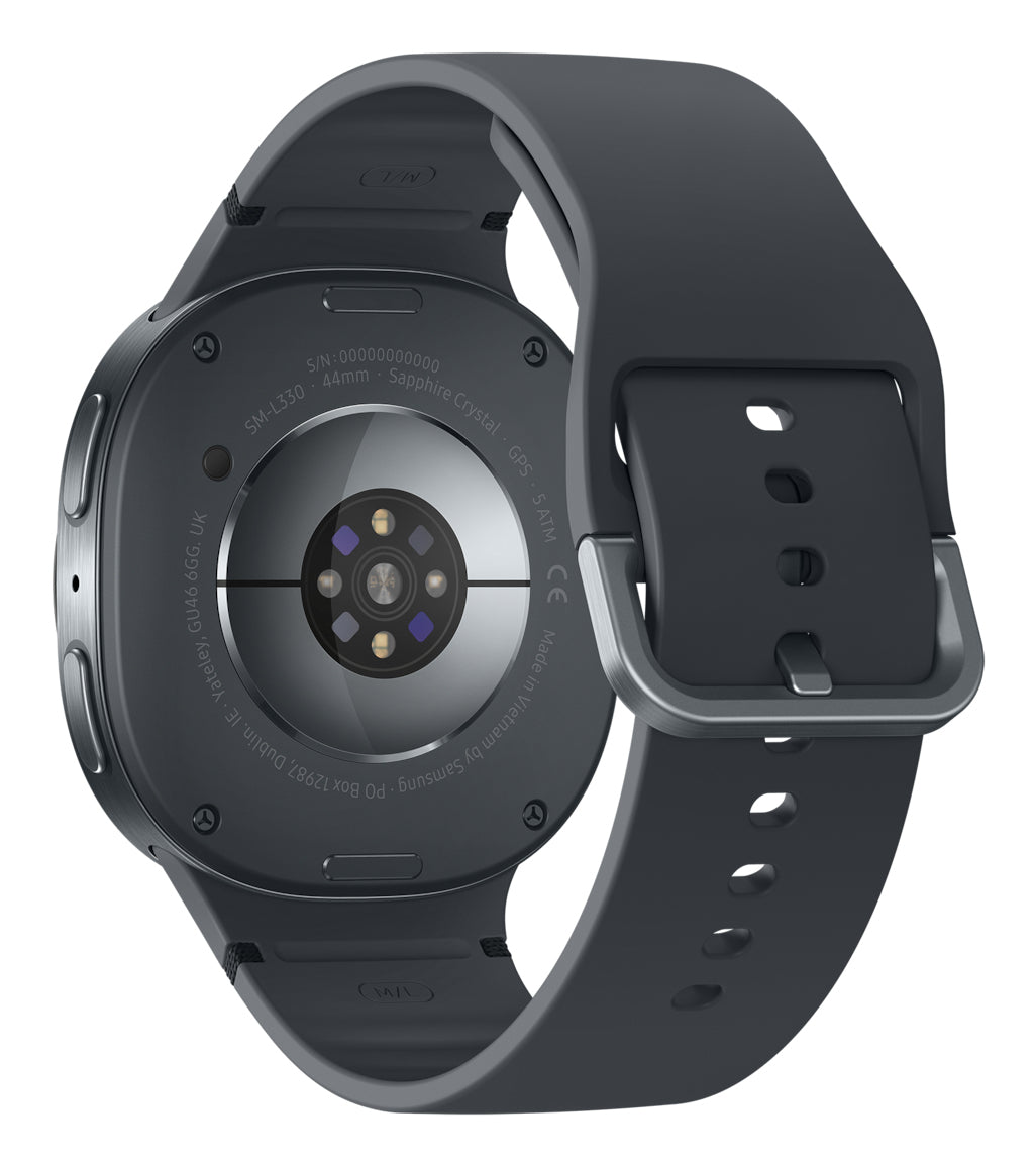Samsung Galaxy Watch8 3.81 cm (1.5") AMOLED 44 mm Digital 480 x 480 pixels Touchscreen Graphite Wi-Fi GPS (satellite)