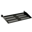 Rack Shelf Vented 1U 10" deep Back lip down