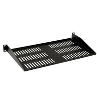Rack Shelf Vented 1U 10" deep Back lip down