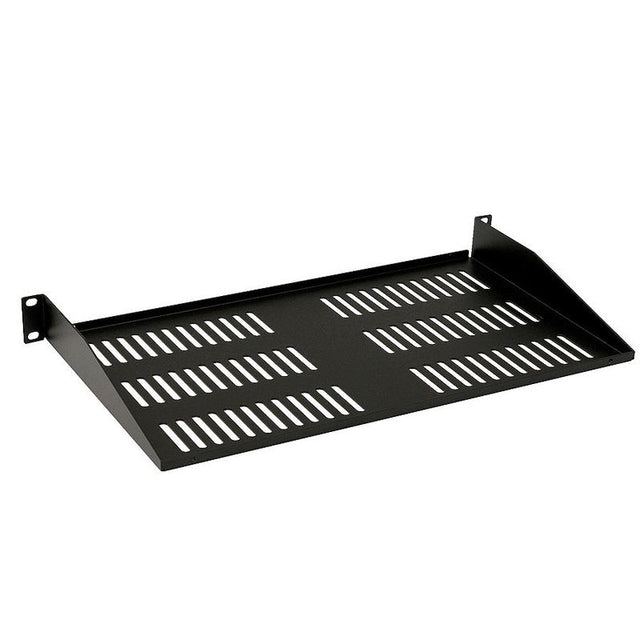Rack Shelf Vented 1U 10" deep Back lip down