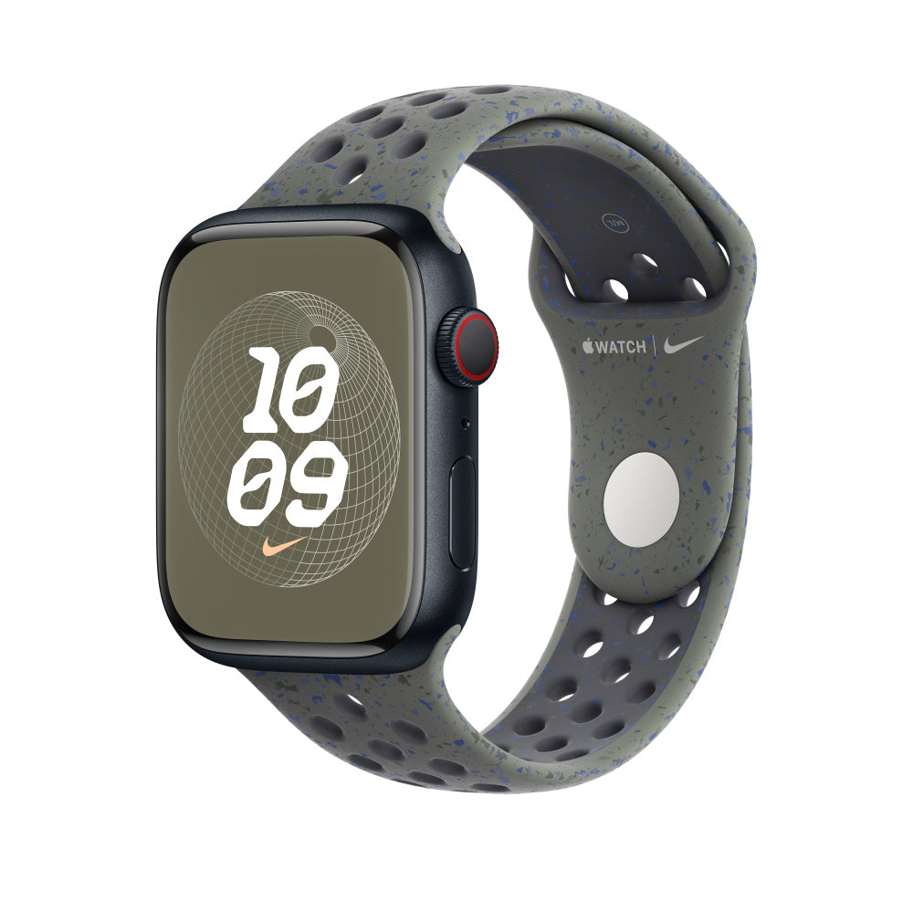 Apple MUVC3AM/A smart wearable accessory Band Khaki Aluminium, Fluoroelastomer