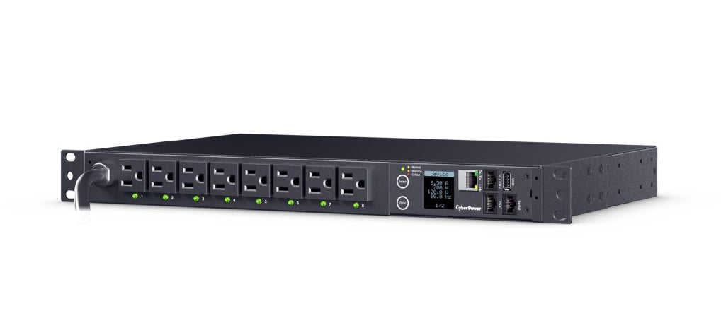CyberPower PDU41021 power distribution unit (PDU) 16 AC outlet(s) 1U Black