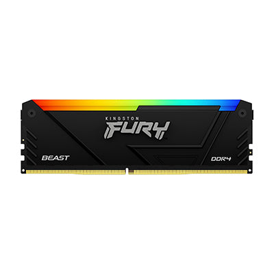 Kingston Technology FURY Beast 64GB 3600MT/s DDR4 CL18 DIMM (Kit of 4) RGB