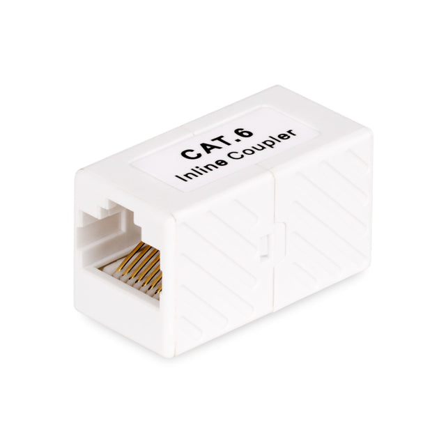 StarTech.com RJ45 Coupler, Inline Cat6 Coupler, Female to Female (F/F) T568B Connector, Unshielded Ethernet Cable Extension