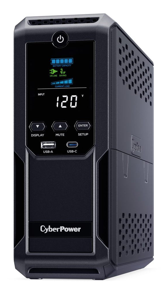 CyberPower LCD Intelligent uninterruptible power supply (UPS) Line-Interactive 1.35 kVA 815 W 12 AC outlet(s)