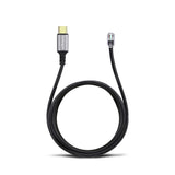 StarTech.com USB-C to RJ9 Adapter for Office Phone Handset or Wired/Wireless Headset, Use Existing Landline Hardware, 6ft/1.8m, For Laptop/Desktop Computer/Mobile