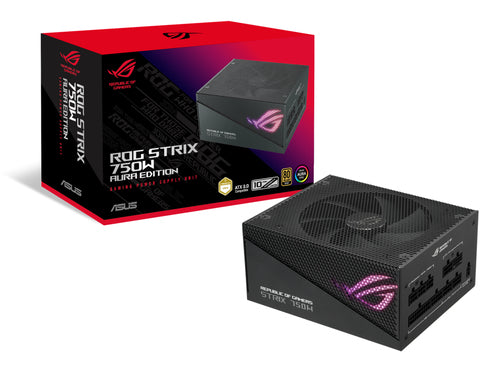 ASUS ROG STRIX 750W Gold Aura Edition power supply unit 20+4 pin ATX ATX Black