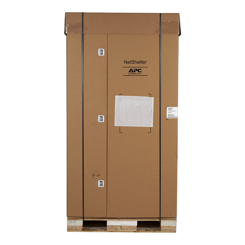 APC NetShelter SX, Server Rack Enclosure, 45U, Shock Packaging, 2000 lbs, Black, 2124H x 750W x 1070D mm