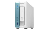 QNAP TS-131K NAS Tower AL214 1 GB DDR3 0 TB HDD QNAP Turbo System Turquoise, White