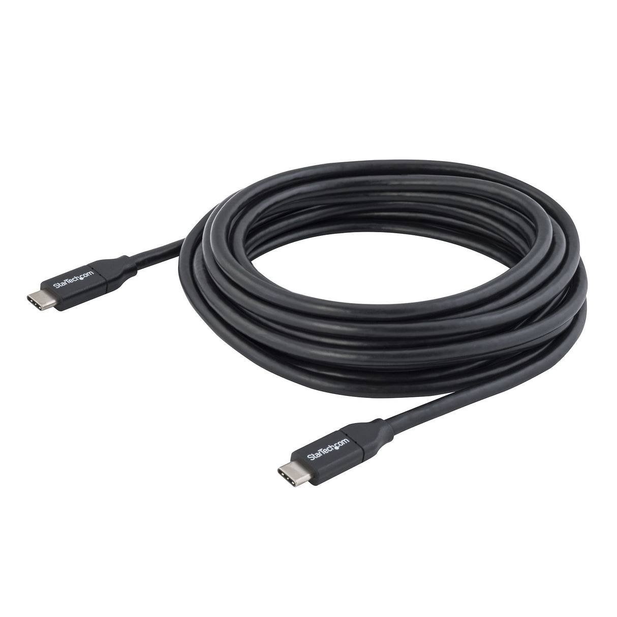 StarTech.com 13ft (4m) USB-C Fast Charging Cable, Charge & Sync, 100W (5A) PD, USB 2.0, USB-IF Certified - Black USB C Charging Cord