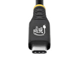 StarTech.com 2m (6ft) USB4 Cable, 20Gbps, USB-IF Certified USB-C Cable, 240W PD EPR, 4K 120Hz DP 2.1, TPE Jacket, Black USB-C Cord