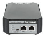 Intellinet 10G PoE++ Injector One 95 W Port, IEEE 802.3bt (4PPoE) Compliant, Metal Housing, Wall-mount Option