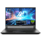 GIGABYTE AORUS 17X AXG-64US665SH laptop Intel® Core™ i9 i9-14900HX 43.9 cm (17.3") Quad HD 32 GB DDR5-SDRAM 2 TB SSD NVIDIA GeForce RTX 4080 Wi-Fi 6E (802.11ax) Windows 11 Home Black