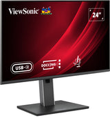 Viewsonic VG2458 computer monitor 61 cm (24") 1920 x 1080 pixels Full HD LED Black