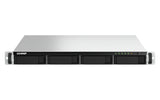 QNAP TS-464U NAS Rack (1U) Intel® Celeron® N5095 8 GB DDR4 0 TB QNAP Turbo System Aluminium, Black