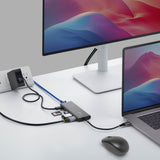 StarTech.com USB-C to HDMI Multiport Adapter, 140W PD Charging, 4K 60Hz, 3-Port USB 10Gbps Hub, SD Card Slot, 2.5GbE, Mini Dock for MacBook / Dell / Thinkpad / HP