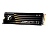MSI SPATIUM M480 PRO PCIE 4.0 NVME M.2 4TB internal solid state drive PCI Express 4.0 3D NAND
