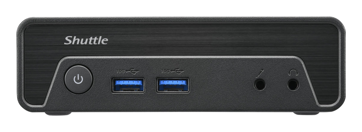 Shuttle Nano PC NE10N, Intel N 100, 1x HDMI, 1x DP, 6x USB, 1x LAN, fanless, 24/7 permanent operation, incl. VESA