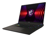 MSI Vector 17 HX A13VHG-679CA Intel® Core™ i9 i9-13980HX Laptop 43.2 cm (17") Full HD+ 32 GB DDR5-SDRAM 1 TB SSD NVIDIA GeForce RTX 4080 Wi-Fi 6E (802.11ax) Windows 11 Home Black