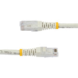 StarTech.com 4ft CAT6 Ethernet Cable - White CAT 6 Gigabit Ethernet Wire -250MHz 100W PoE RJ45 UTP Molded Network/Patch Cord w/Strain Relief/ Individually Tested