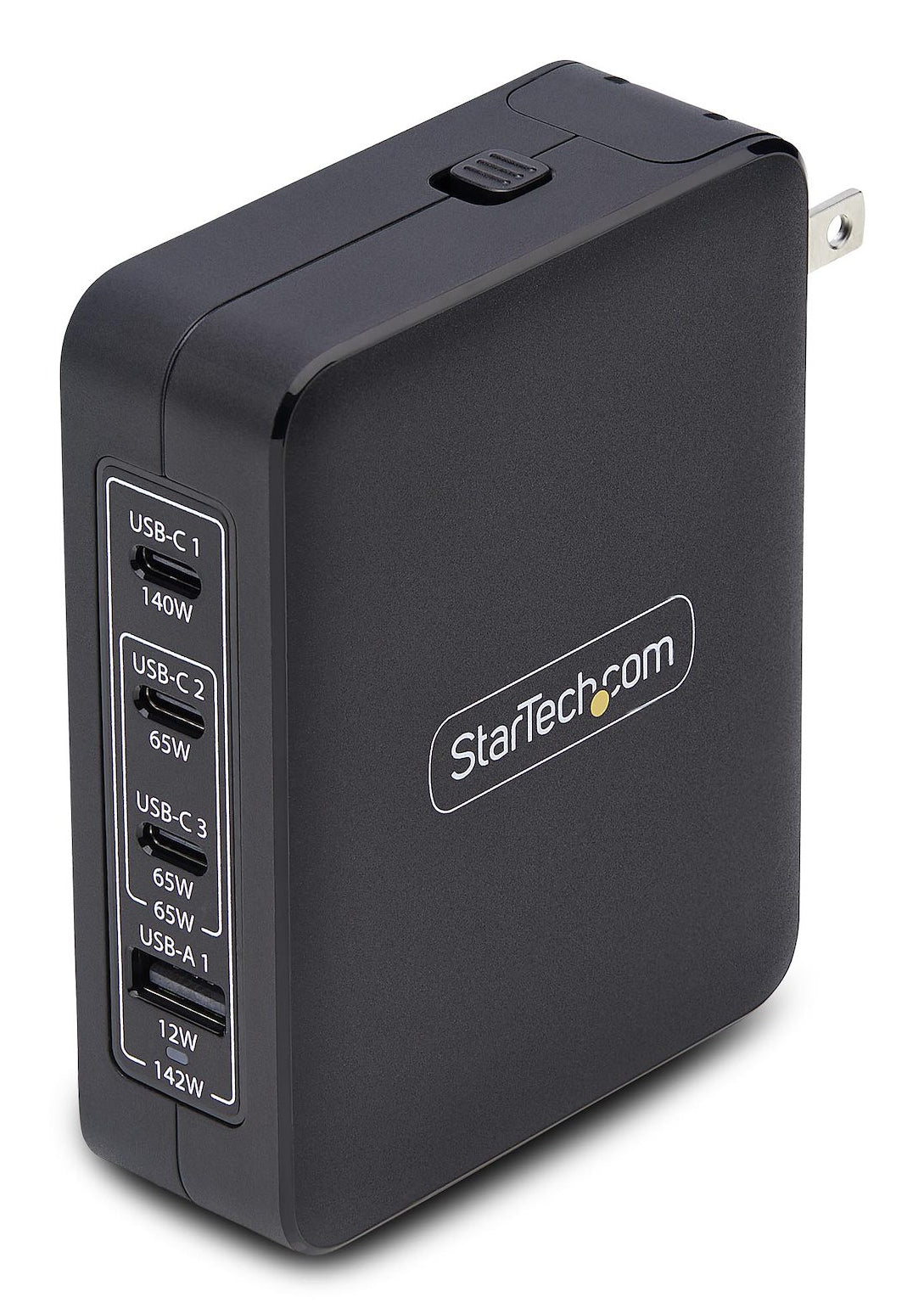 StarTech.com 140W USB-C Wall Charger, 3x USB-C/1x USB-A, PD 3.1 GaN Power Adapter for MacBook, Dell XPS/Inspiron/Precision
