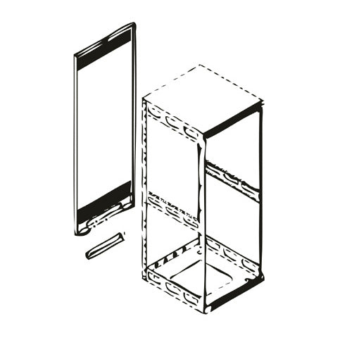 Middle Atlantic 21 RU Rear Access Panel for SLIM5 Racks
