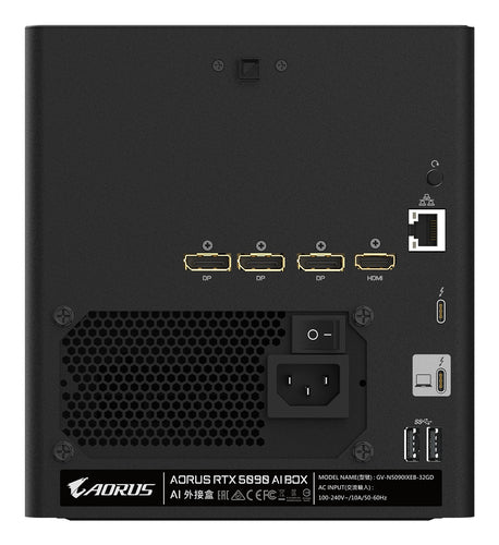 GIGABYTE AORUS RTX 5090 AI BOX Graphics Card - 32GB GDDR7, 512bit, PCI-E 5.0, 2407MHz Core Clock, 3 x DP 2.1, 1 x HDMI 2.1, GV-N5090IXEB-32GD 1.0