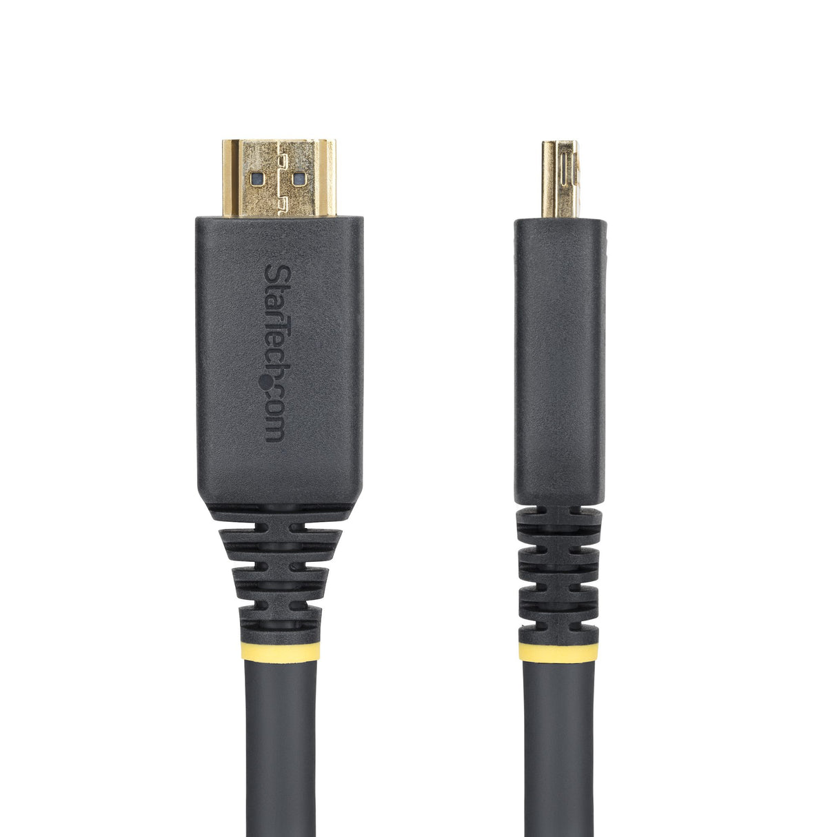 StarTech.com 10m (33ft) Active High Speed HDMI Cable with Gripping Connectors, 4K 60Hz/1440p 144Hz, HDR10/HDCP 2.2/ARC, 18Gbps, UHD HDMI Cord for TV/Monitor/Display, TPE Jacket
