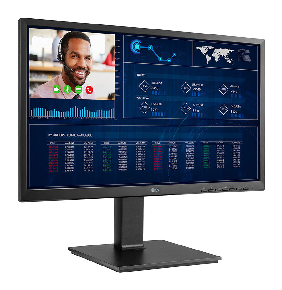 LG 24CQ650I-6N All-in-One PC/workstation Intel® Celeron® N5105 60.5 cm (23.8") 1920 x 1080 pixels All-in-One thin client 4 GB 16 GB eMMC Wi-Fi 6 (802.11ax) Black