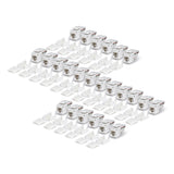 StarTech.com Cat6 Keystone Jack, 24-Pack RJ45 Ethernet Keystone Jacks, UTP Cat6 Wall Jack, 90-Degree 110 Punch Down, White