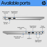 HP ProBook 450 G10 Intel® Core™ i7 i7-1355U Laptop 39.6 cm (15.6") HD 16 GB DDR4-SDRAM 1 TB SSD Wi-Fi 6E (802.11ax) Windows 11 Pro Silver