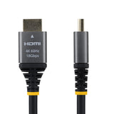 StarTech.com 1ft (30cm) Premium Certified High Speed HDMI Cable, 4K 60Hz/1440p 144Hz, HDMI 2.0 Cable with HDR10/ARC, 18Gbps, 4K HDMI Cord for Monitor/TV/Display, High-Flex TPE Jacket