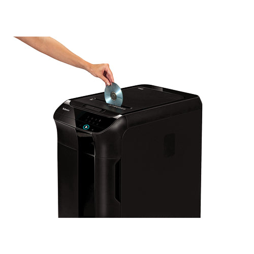 Fellowes 550C paper shredder Micro-cut shredding 22.8 cm Black