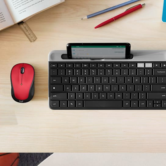 Logitech M325s mouse Travel Ambidextrous RF Wireless Optical 1000 DPI
