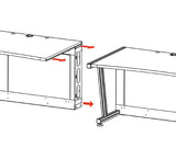 Middle Atlantic LD-4830DC-RA computer desk