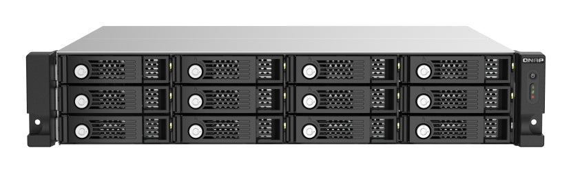 QNAP TL-R1220Sep-RP HDD/SSD enclosure Black, Grey 2.5/3.5"