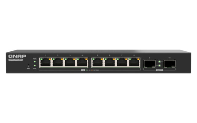QNAP QSW-L2110-2S8T network switch Managed Desktop Black