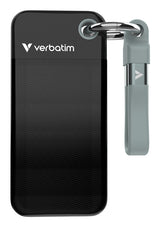 Verbatim Pocket SSD USB 3.2 Gen 2 512GB Black/Grey