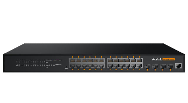 Yealink RCH240 Managed L2+ Gigabit Ethernet (10/100/1000) Power over Ethernet (PoE) Black