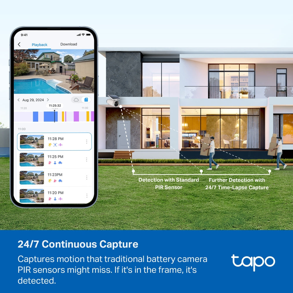 TP-Link Tapo Enhanced AI Solar Security Camera Ultra