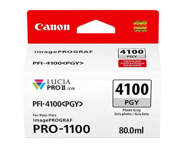 Canon LUCIA PRO II PFI-4100 Photo Gray Ink Tank