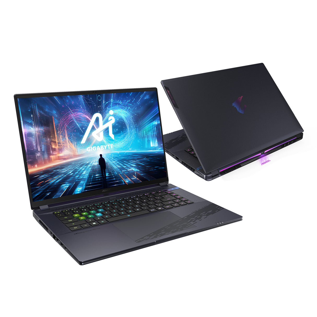 GIGABYTE AORUS 16X ASG-53USC64SH laptop Intel® Core™ i7 i7-14650HX 40.6 cm (16") WQXGA 32 GB DDR5-SDRAM 1 TB SSD NVIDIA GeForce RTX 4070 Wi-Fi 7 (802.11be) Windows 11 Home Grey