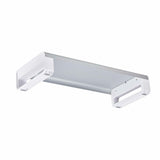 StarTech.com Ergonomic Monitor Riser Stand, Up to 33lb/15kg, Fixed height 3.5in/9cm, Desktop Computer Monitor/Laptop Riser, Steel Platform, Quick Assembly, Optimize Desk Space - TAA