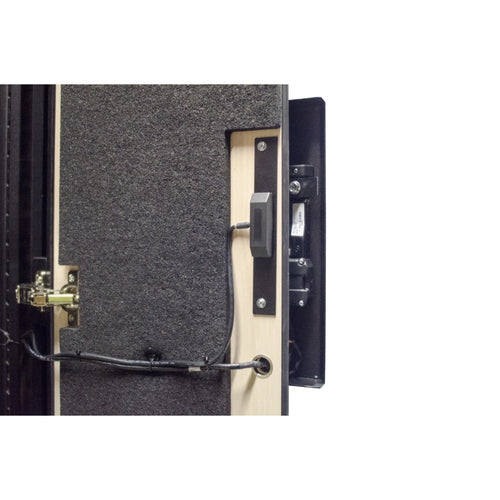 APC NetShelter CX, High security handle adaptor Kit, for door mounting, Black, 300H x 69W x 35D mm