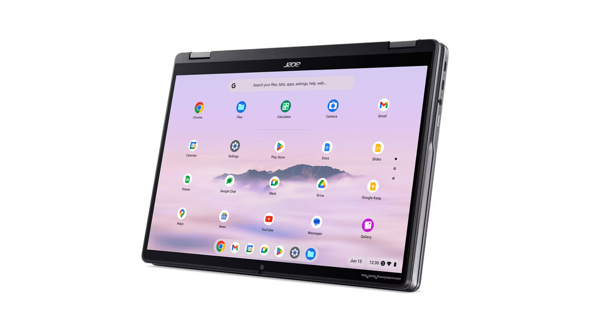 Acer Chromebook CPE594-1N-57ZJ Intel Core 5 120U 35.6 cm (14") Touchscreen Full HD 16 GB LPDDR5x-SDRAM 256 GB SSD Wi-Fi 6E (802.11ax) ChromeOS Metallic QWERTY US English