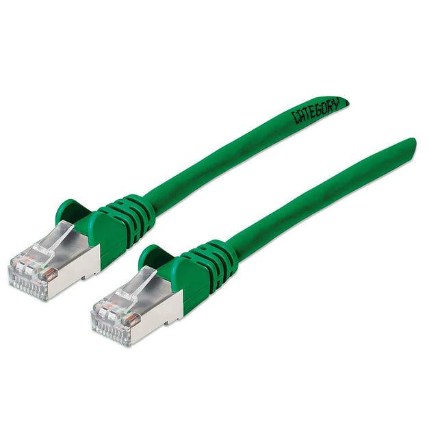 Intellinet IEC-C6AS-GR-10 networking cable Green 3 m Cat6a U/UTP (UTP)
