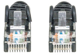 Intellinet Cat6 U/UTP Network Patch Cable, 0.3 m (1 ft.), Black